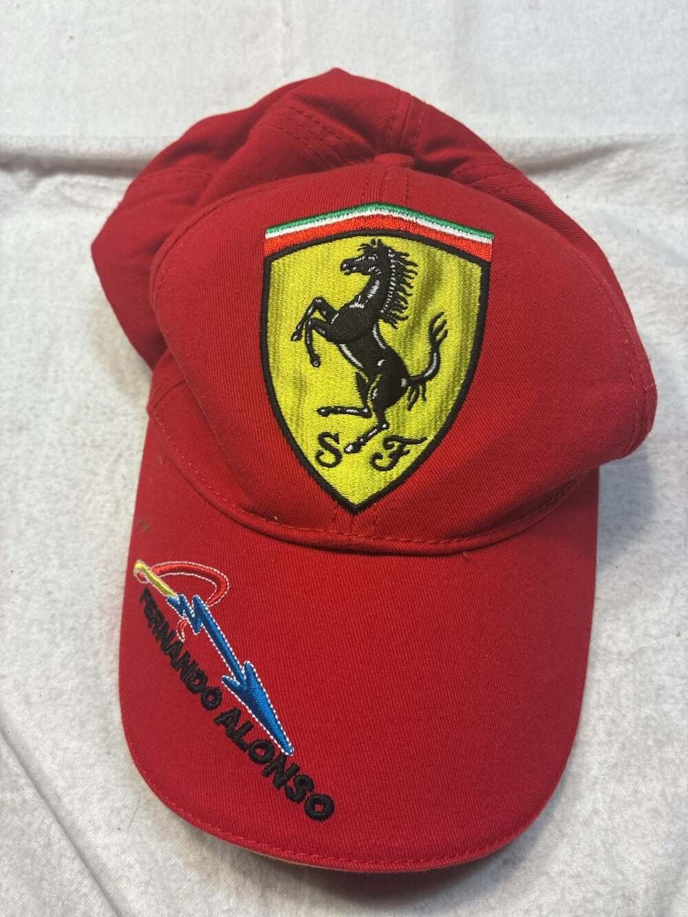 Scuderia Ferrari Fernando Alonso Formula 1 Embroidered Baseball Cap